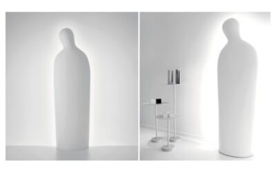Dulcinea Artemide lampada scultura Mimmo Paladino design