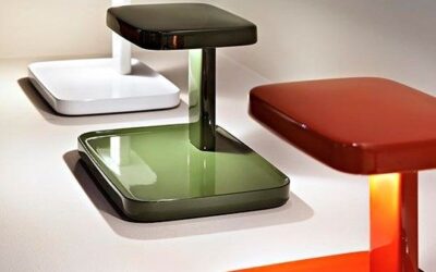 Piani Flos lampada da tavolo con svuota tasche