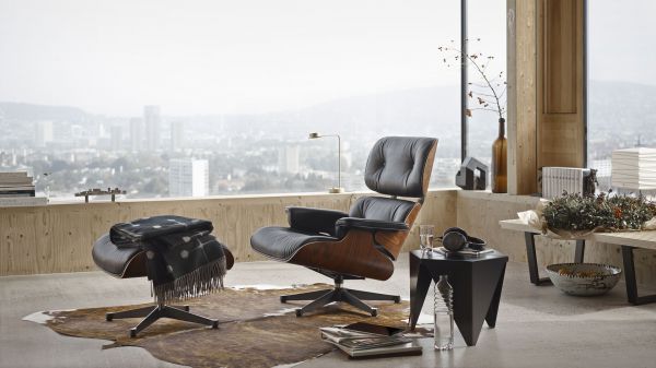 Lounge Chair & Ottoman poltrona Vitra Lounge Chair & Ottoman poltrona Vitra