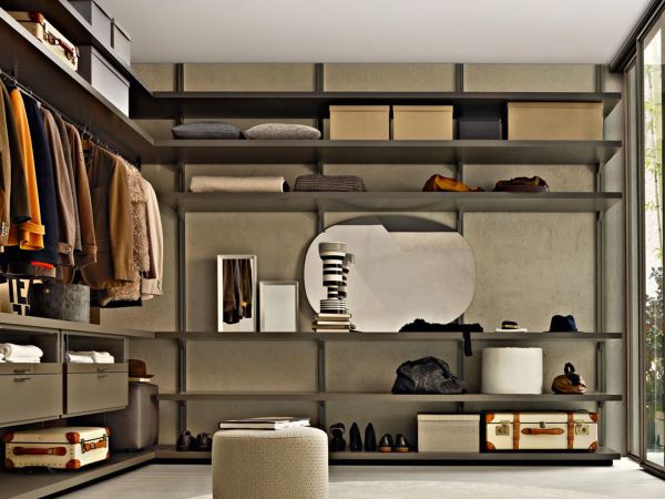 Cabina armadio angolare Gliss Walk-In Molten & C Cabina armadio angolare Gliss Walk-In Molten & C