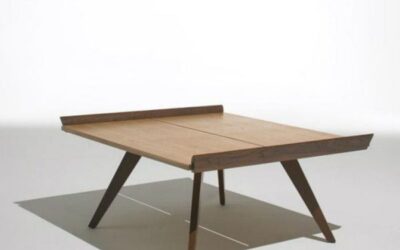 Splay Leg Knoll tavolino vassoio design Nakashima