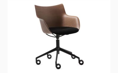 Q/Wood Poltrona girevole Kartell